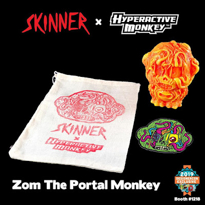 Designer Con 2019 Exclusive Zom the Portal Monkey Vinyl Figure by Hyperactive Monkey x Skinner