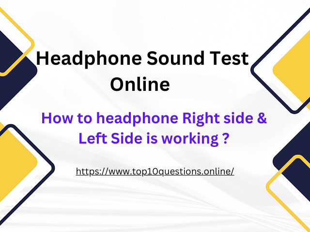 Headphone Sound Test Online