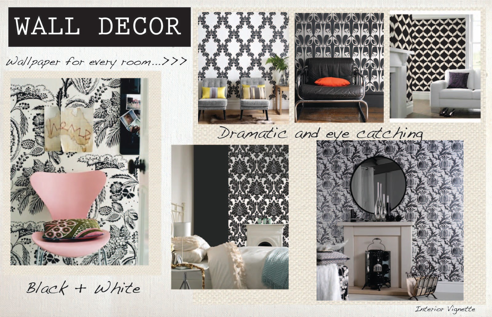 wall decoration ideas online Black and White Wall Decor | 1600 x 1031