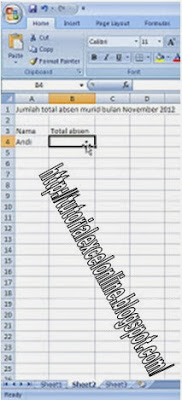 Cara Memberi Link Antar Sheet Pada Exel