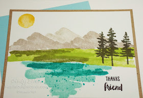 Thanks, Thank You, Friend, Occasions 2018, Scenic, Stampin' Up!, Waterfront