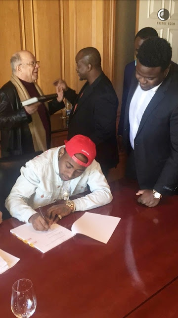 Sky’s The Limit For Davido As He Gets $1 Million Cash After Signing Multi-Million Dollar Global Deal with Sony Music (Photos)