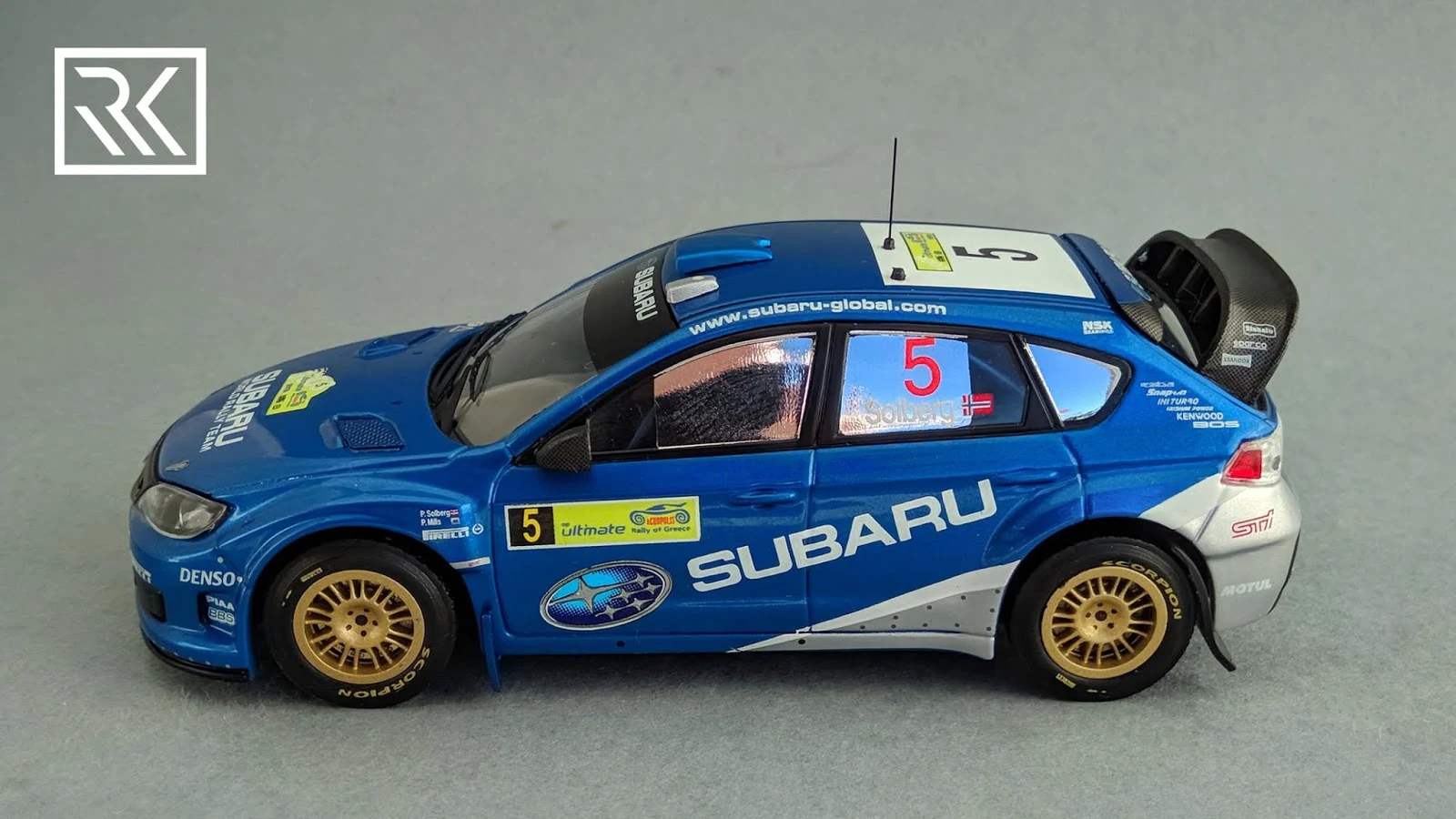 Photo of IXO RAM329 Subaru Impreza S14 WRC, Rally Acropolis 2008