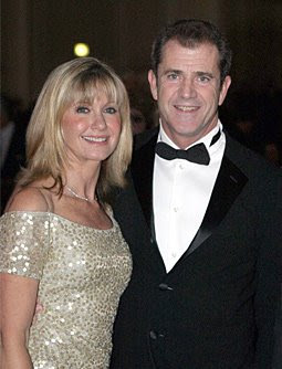 Olivia Newton-John and Mel Gibson