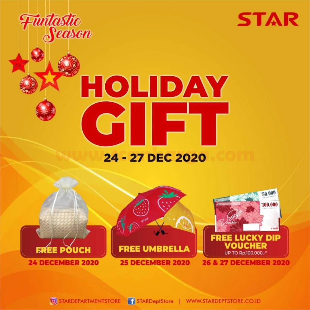 STAR Department Store Special Promo HOLIDAY GIFT