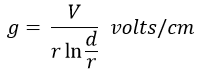 Critical Disruptive Voltage