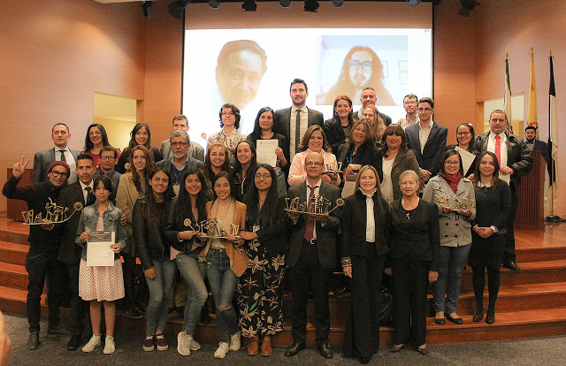 Ganadores Premio Nacional de Periodismo Fernando Quiñones (Foto Prof/Fernando Rincón- U, Santo Tomas)