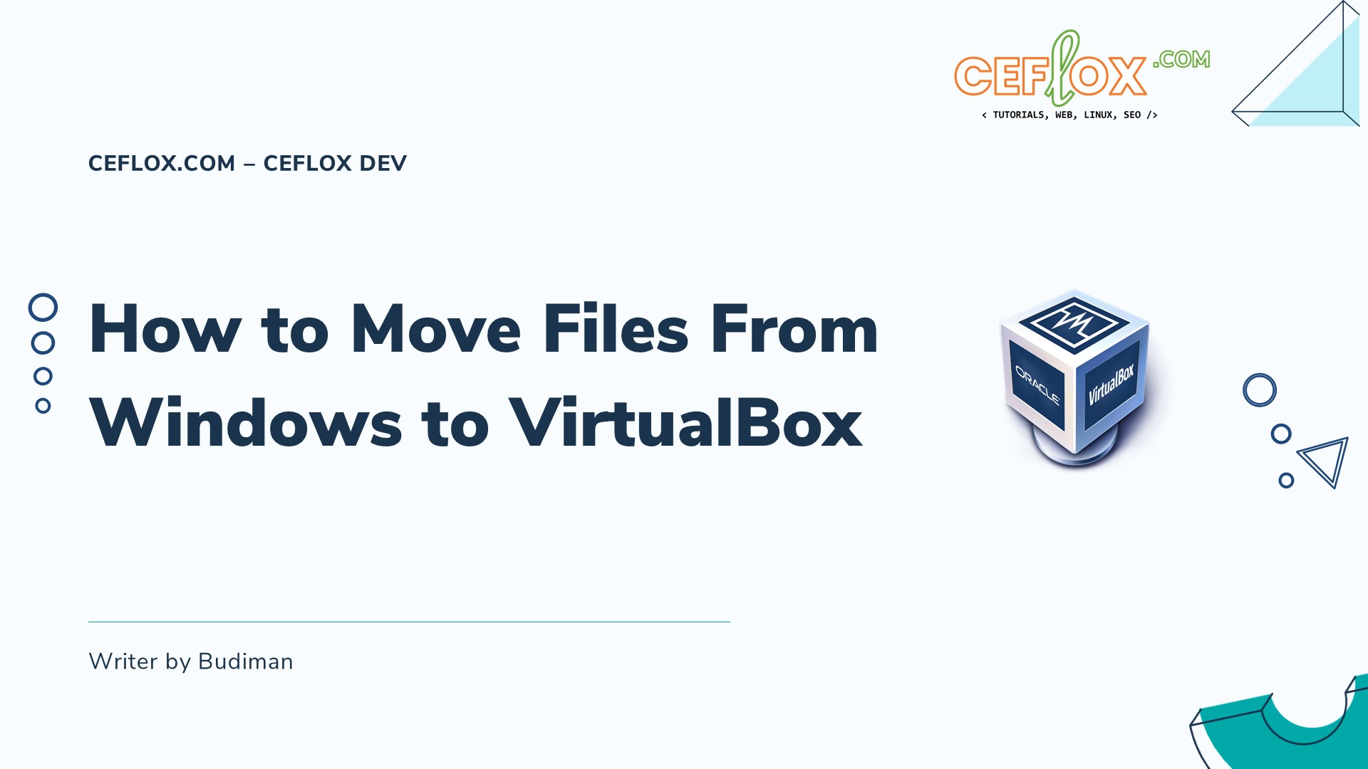 Move Files From Windows to VirtualBox