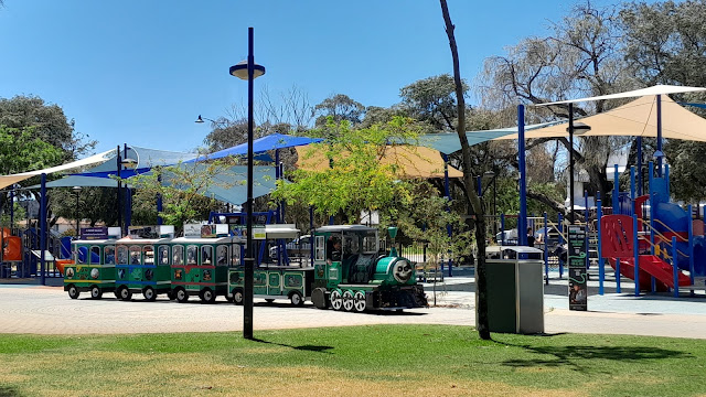 The Mandurah Foreshore Train and Playground.