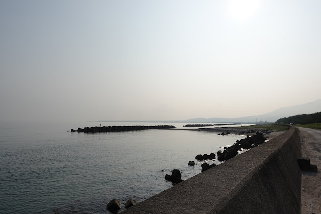 鳥取県の日吉津の海岸