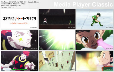 Download Film / Anime Hunter x Hunter 2011 Episode 36 "Hutang Besar dan Tendangan Kecil" Bahasa Indonesia