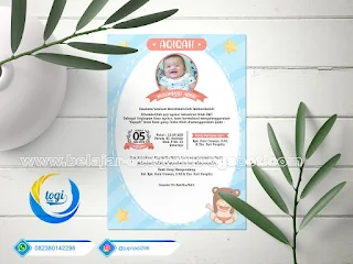 Download Template Undangan Aqiqah Format CorelDRAW