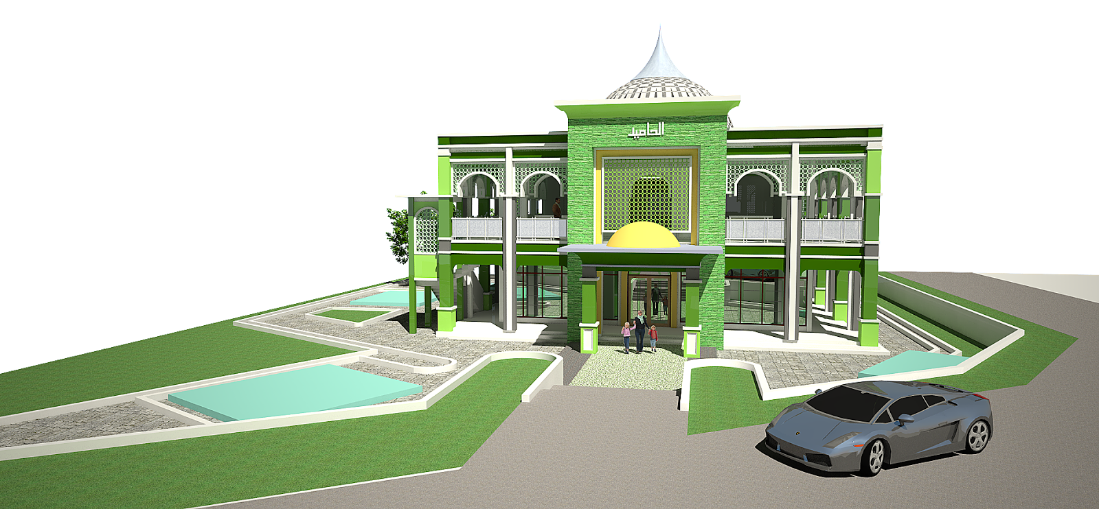 Jasa Desain  Rumah Online 3D DESAIN  MASJID  STAIN PESANAN 