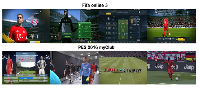 imagenes de pes 2616 my club vs fifa online 3 