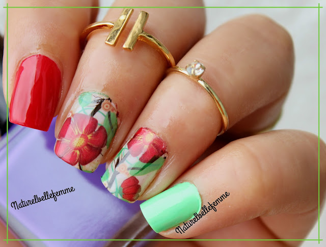 flower nail decals