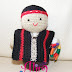 Mapuche amigurumi con trutruca