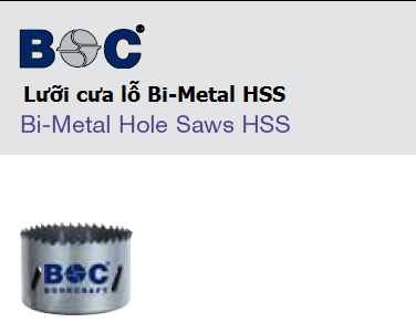 Mũi khoét lỗ Bi-metal HSS