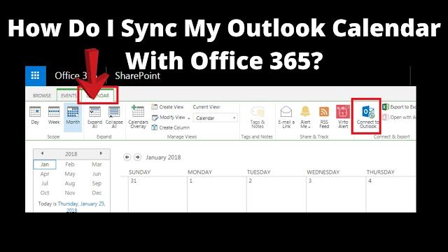 How Do I Sync My Outlook Calendar With Office 365