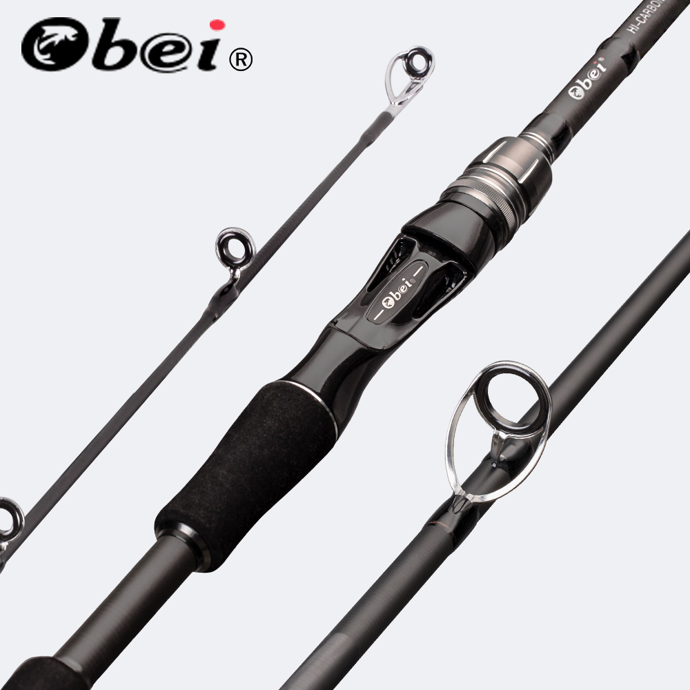 OBEI Spikes 1.98m 2.28m 2.58 3 segment snare throwing angling pole bar travel ultra light throwing turning vessel bait 7g-55g M/ML/MH Bar