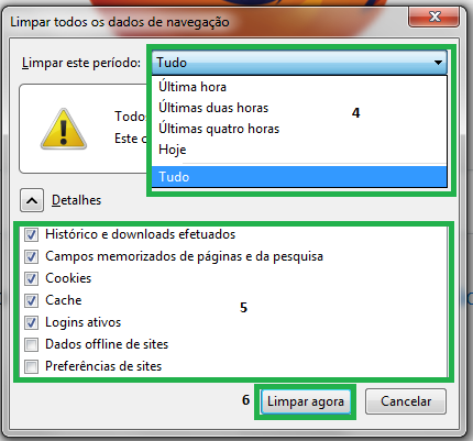 Como limpar histórico de email do outlook