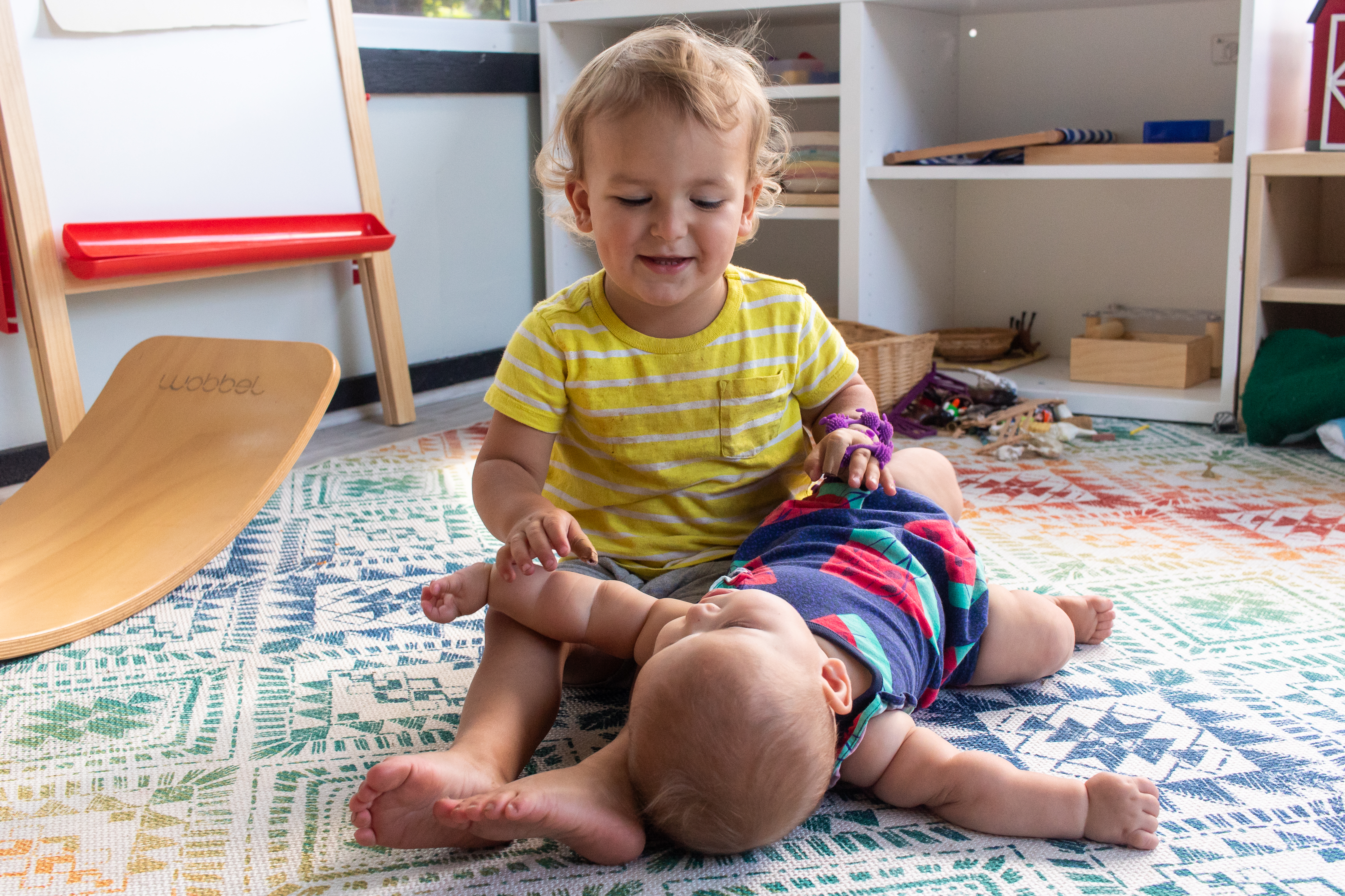 Montessori Toddlers: Connection to the New Baby