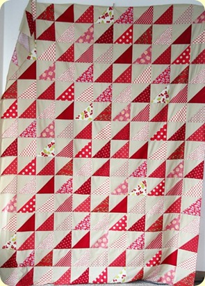 half square triangle quilt