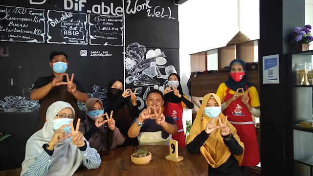 kafe difabel lampung