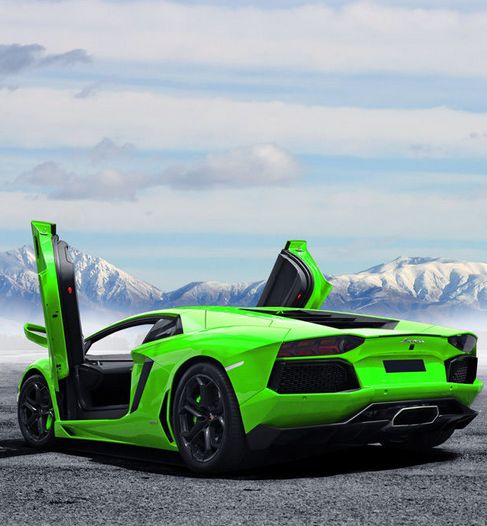 Cool Cars Lamborghini Green