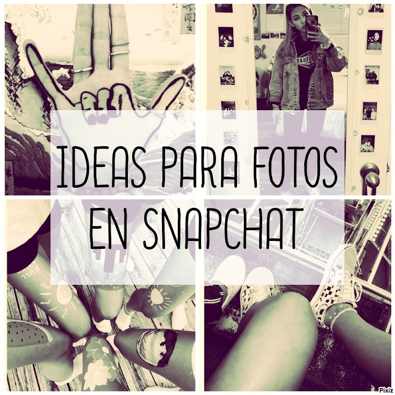 Poses Snap Story en casa