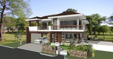 Desain Rumah Minimalis Modern 2 Lantai