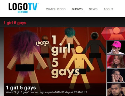 Logo TV program One Girl, Five Gays