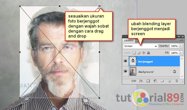 Cara cepat membuat jenggot dengan photoshop