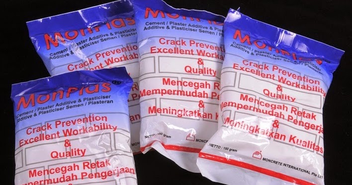 MonPlas Plaster/Aci, daya rekat semen dan plasteran 