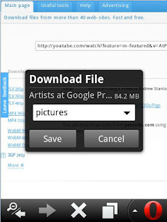 download Youtube Opera Mini