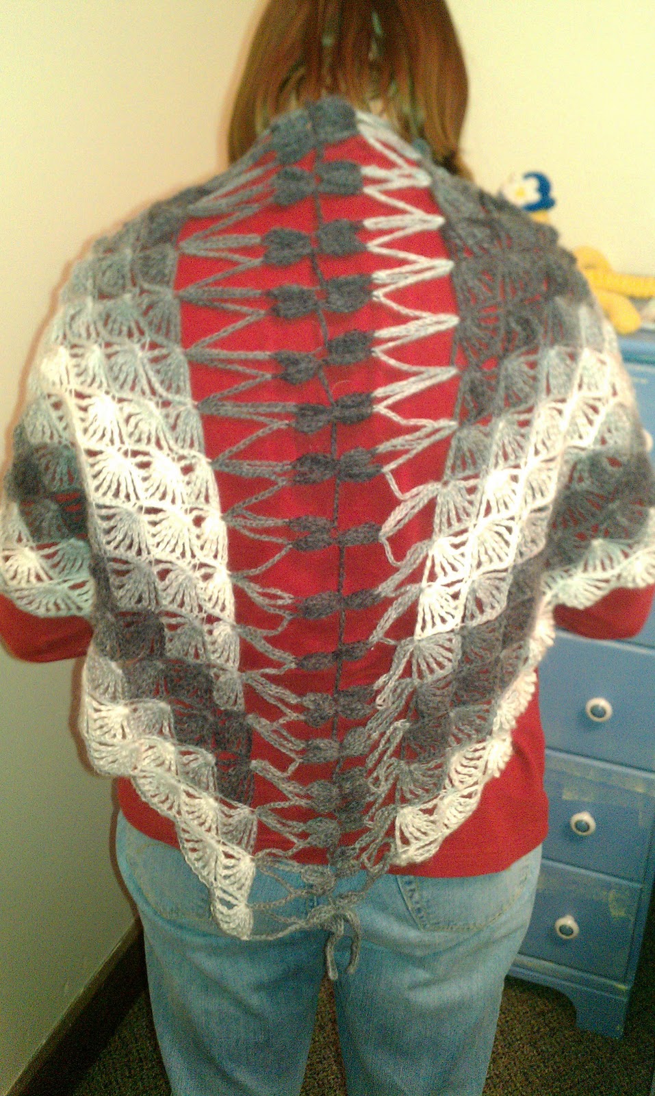 Crochet Dragonfly Shawl Pattern