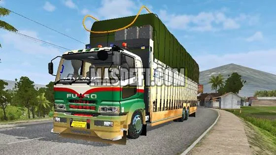 Mod Bussid Truck Fuso Super Great Bak Aceh