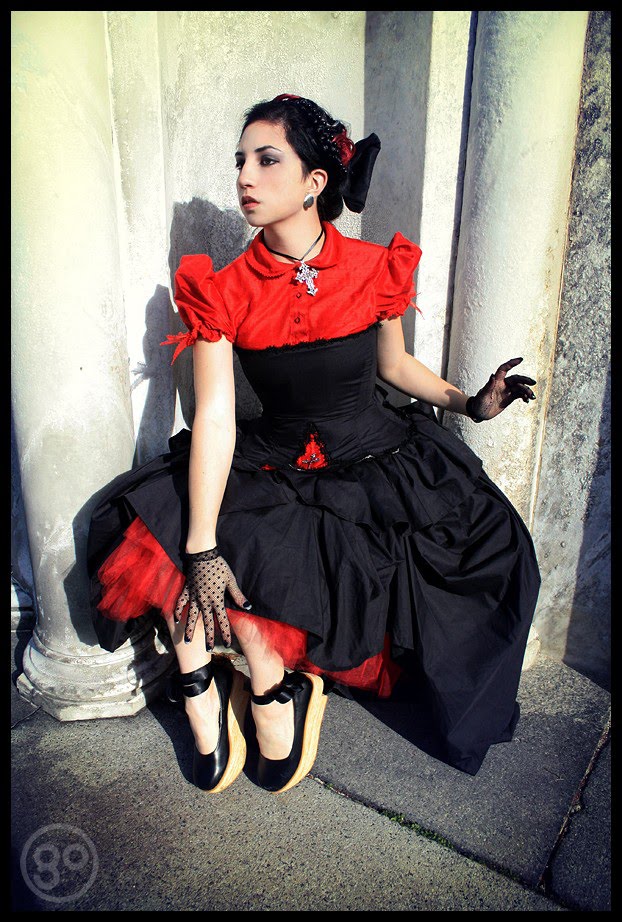 Victorian Gothic Lolita Vampire Wedding Dress Please Click to Enlarge