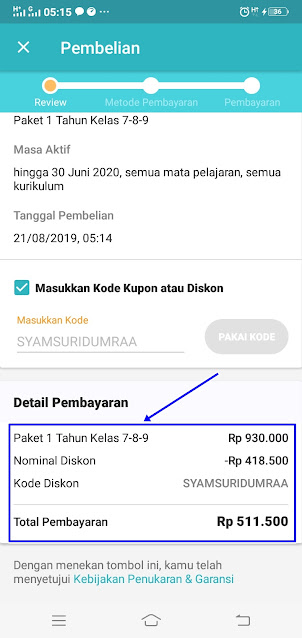 Kode Diskon Ruang Guru