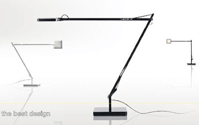 Flos Kelvin LED Table Lamp - the three versions available, the three finishes