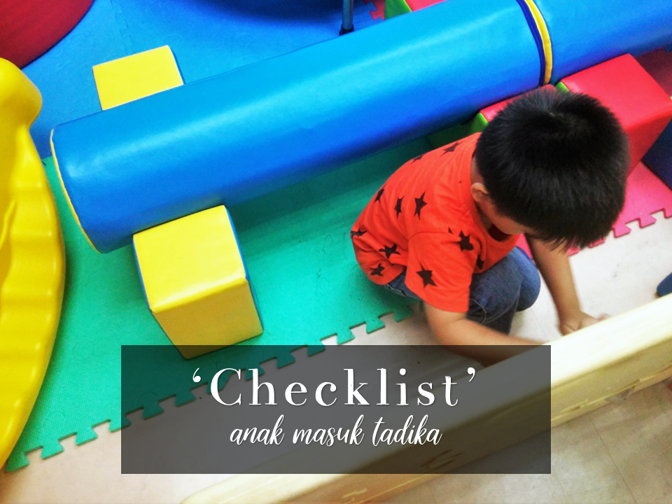 checklist before kindergarten