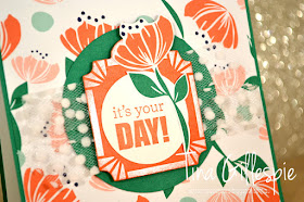 scissorspapercard, Stampin' Up!, Art With Heart, Itty Bitty Birthdays, Humming Along, Happiness Blooms DSP, Sweet Pins and Tags