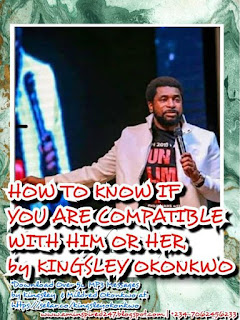 In fulfilment of our commitment to bringing you life-changing, critical-questions-answering book excerpts, we bring you……  CONTINUED FROM: WHAT EXACTLY IS COMPATIBILTY ALL ABOUT,  BY PASTOR KINGSLEY OKONKWO     ……It is not based on similarity but rather on our ability to  meaningfully get along or fit into each other’s lives.  Marry someone that you are compatible with. It’s not  everybody you can get along with; it is not even every  Christian that you can marry. Let me give you a  practical example, there are some churches where  women do not wear earrings while there are some  other churches where men are allowed to wear  earrings. Imagine a man and a woman who go to  churches like these planning to get married. He has a  different belief from hers. Where will they be wed?  So, you need to check your spiritual compatibility. We  have basic fundamental differences not just in biblical  understanding but in our lives as well.     Also check simple things like compatibility in your  vision. Where are the two of you going? Are you  headed in the same direction? It is not every woman  that can marry a pastor. The calling of a pastor’s wife  is different from the calling of a business man’s wife,  and also different from that of a career man’s wife. If  you are a business man’s wife you must know how to  pray because in business there is no fixed income and  getting by every day, is by faith. Then on the other  hand, a pastor should not marry a business man’s wife  because in business everything is profit and loss, but  ministry is not about profit and loss; at least not in  monetary terms. In ministry, profit is counted by how  many people were blessed not how much money was  made. So marry someone that you are compatible  with.     I usually give this example, let’s assume that your  name is Jane and you have two suitors asking for your  hand in marriage and both have the name Michael  and your vision is to have an international choir that  will sing at the world cup and international events.  Who will you marry? Let me make it a bit clearer for  you. The first one goes by the name Michael Jackson  and the second one is Michael Tyson who will you  marry? Certainly you will choose Michael Jackson  because he can come to help you in the studio with  your recordings, he can teach your back-up singers a  thing or two. He can choreograph your songs and  generally add value to your vision; his name just  being added to yours will open doors for you and  make your album sell. Sometimes, he can even  feature in your songs.  On the other hand if your vision is to clear social  miscreants (area boys) from a certain area, who will  you marry? Marrying Michael Jackson would be a  major mistake while marrying Michael Tyson will  make your job easier. Of course, once they see you  they will just stay away because they know your  husband can beat them up. Statistics show that most  divorces are caused by irreconcilable differences,  things they just couldn’t agree about, ask important  questions before you marry, what are your beliefs on  God, money, kids, in-laws, talk about anything  possible, differences weaken a relationship.  Compatibility makes life easy.     This is culled from the book, ‘Who Should I Marry?’’ by Kingsley Okonkwo. Go grab your copies now, for yourself & loved ones. Get Over 50 free MP3 Messages by Pastors Kingsley & Mildred Okonkwo with the DOWNLOAD NOW™ eCourses such as: Kingsley Okonkwo 1.0, School Of Marriage & Relationship 1.0, 2.0, & 101, 102, 103, 201, 202, 203 Mini eCourses. Pastors Kingsley & Mildred Okonkwo are marriage experts and life coaches dedicated to helping you build the marriage & relationship of your dreams. Some other books by Kingsley & Mildred Okonkwo include: Who Should I Marry?, A-Z Of Marriage, When Am I Ready?, 25 Wrong Reasons People Enter Relationships, Just Us Girls, Should Ladies Propose?, I Love you But My Parents say No, God Told Me to Marry You, Waiting For Isaac, 7 Qualities Wise Men Want, 7 Questions Wise Women Ask, Chayil - The Virtuous Woman, Chayil Prayer Journal, etc.     Recommended Downloads With The DOWNLOAD NOW™  1.     Why Am Still Single?, by Kingsley Okonkwo  2.    Who Should I Marry?, by Kingsley Okonkwo  3.    Marriage Miracles, by Kingsley & Mildred Okonkwo  4.    Straight Talk {1, 2 & 3}, by Kingsley Okonkwo  5.    The Myth Of Singleness, by Dr. Myles Munroe  6.    Kingdom Keys To Successful Relationships, by Dr. Myles Munroe  7.    The 7-Star Single{1 & 2}, by Olumide Emmanuel  8.    So, You Want To Marry, by Keji Ajayi  9.    Common But Costly Mistakes Singles Make, by Keji Ajayi  10.  Faith, Family And Finance, by Ibukun Awosika  11.  The Ultimate Family - Building An Effective 21st Century Family, by Praise Fowowe  12.  Dealing With Financial Abuse In Relationships, by Nimi Akinkugbe  13.  Relationship Matters, by Dunamis Okunowo  14.  The 12 Tests Of Love{12 TRACKS}, by Tekena Ikoko  15.  Single, Or Married - Learn To Love, by Sam Adeyemi  16.  Responsible Men, by Olakunle Soriyan  17.  How Your Relationships Affect Your Business, by Nike Adedokun Folagbade {w/ Richard Okere}  18.  Singles' Meeting w/ Bisi ADEWALE, by Bisi Adewale    ATTEND MARRIAGE SCHOOL WITHOUT LEAVING YOUR BEDROOM WITH DOWNLOAD NOW™ eCOURSES SUCH AS SCHOOL OF MARRIAGE & RELATIONSHIP 1.0 AND SCHOOL OF MARRIAGE & RELATIONSHIPS 2.0  eCOURSES & DOWNLOAD GUIDES
