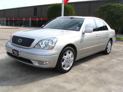 SILVER 2002 LEXUS LS430