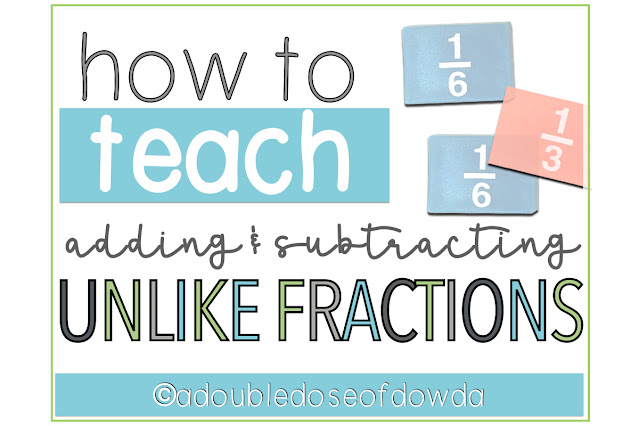 How to Teach Adding & Subtracting Unlike Fractions