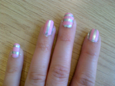 line stripe nail art nicki minaj nail polish