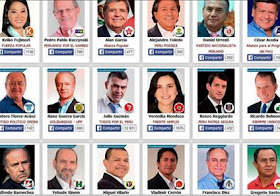 Candidatos al congreso por Regiones Elecciones Perú 2016