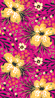 Floral Pattern Preppy Wallpaper