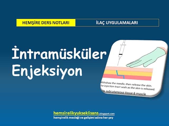 İNTRAMÜSKÜLER ENJEKSİYON