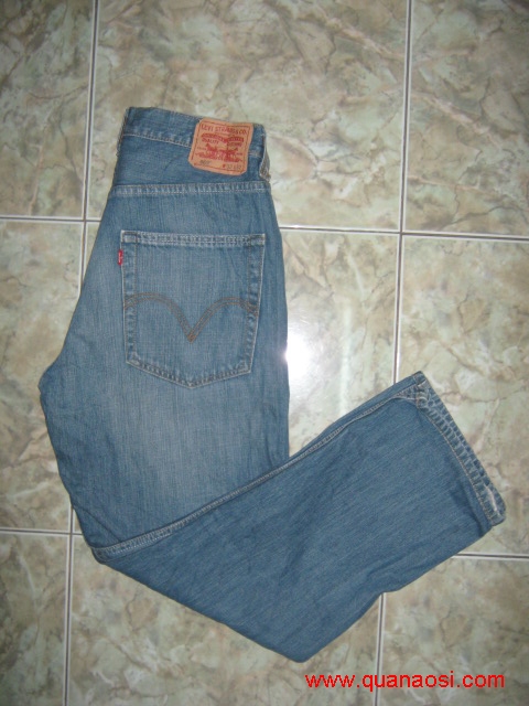 Quần jean LEVIS xanh cổ điển size 32