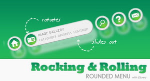 Membuat Rocking Rolling Rounded Menu dengan JQuery dan CSS3